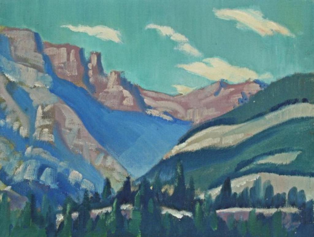 Paul Clayton Braid (1920-1999) - The Rocky Mountains