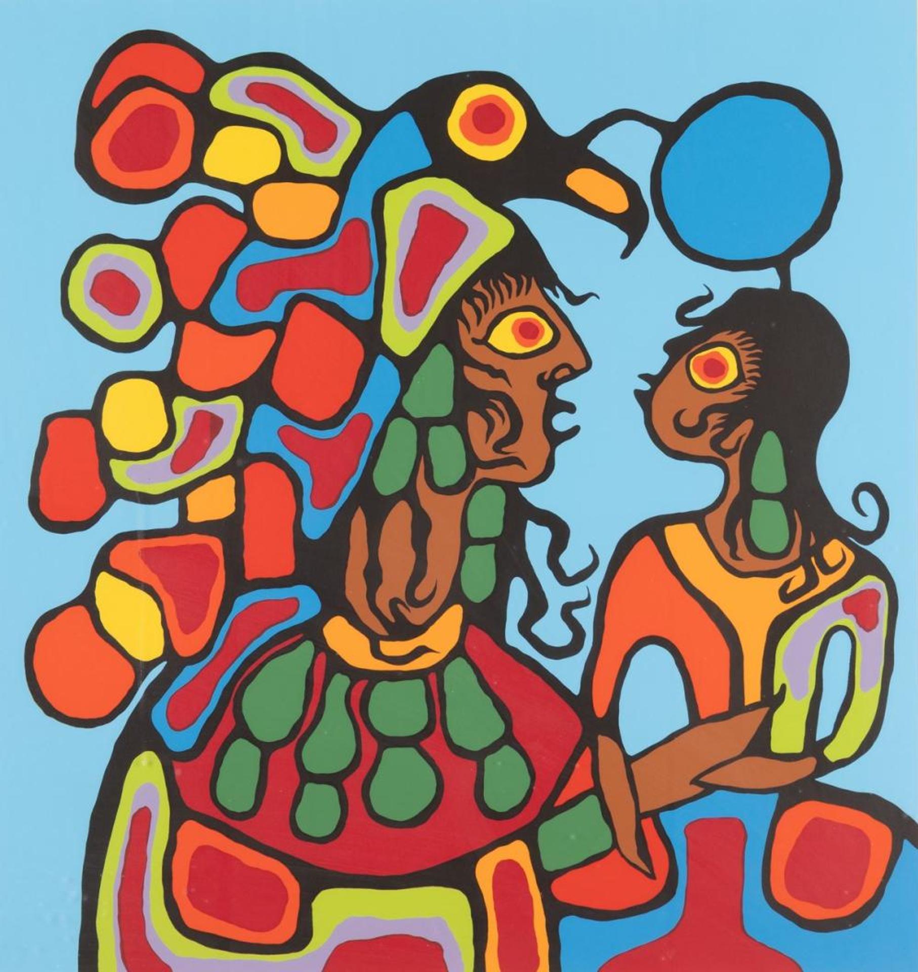 Norval H. Morrisseau (1931-2007) - Mother and Child