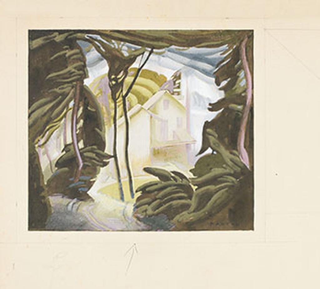 Lawrence Arthur Colley Panton (1894-1954) - House Beyond the Woods