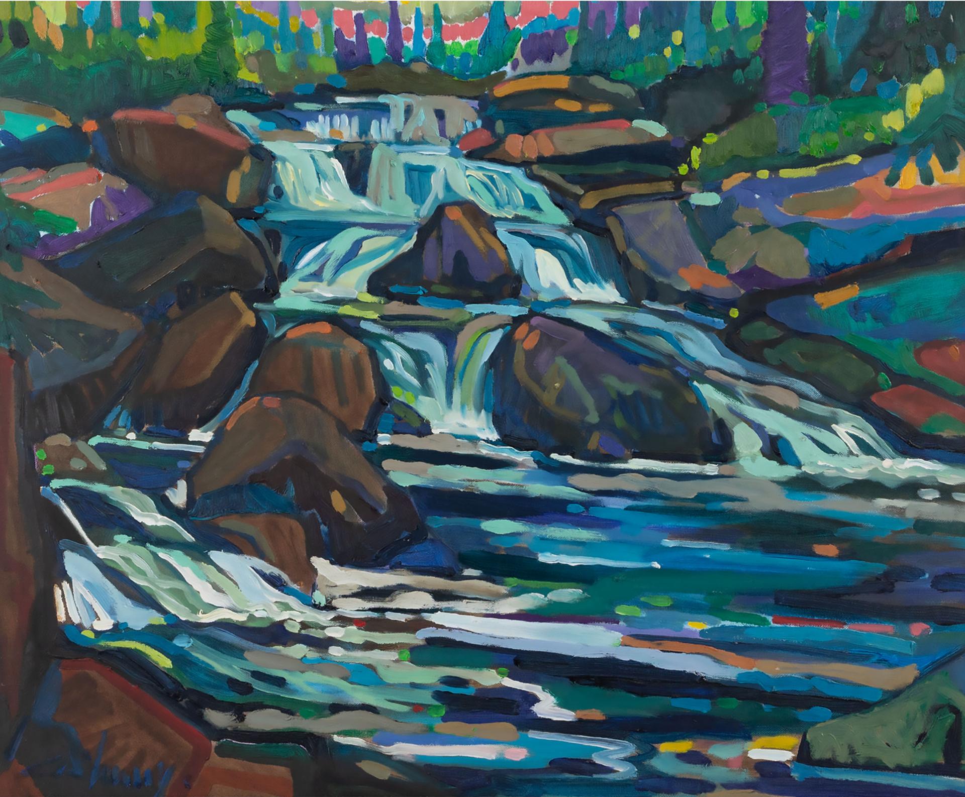 Christopher Allen Henry (1954) - Colour Cascades Ii, 1991
