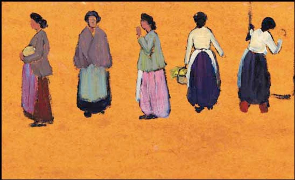 Lawren Stewart Harris (1885-1970) - Study of Women in the Ward