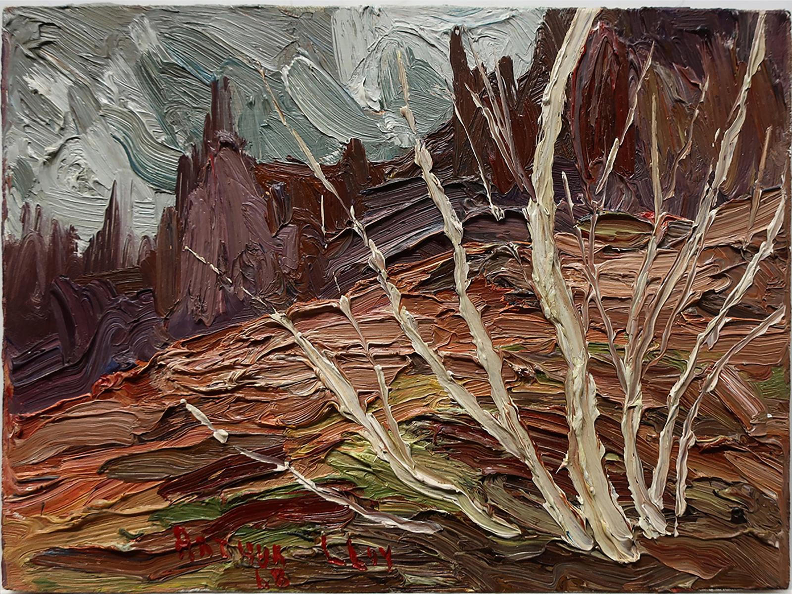 Arthur George Lloy (1929-1986) - Trees On A Hillside