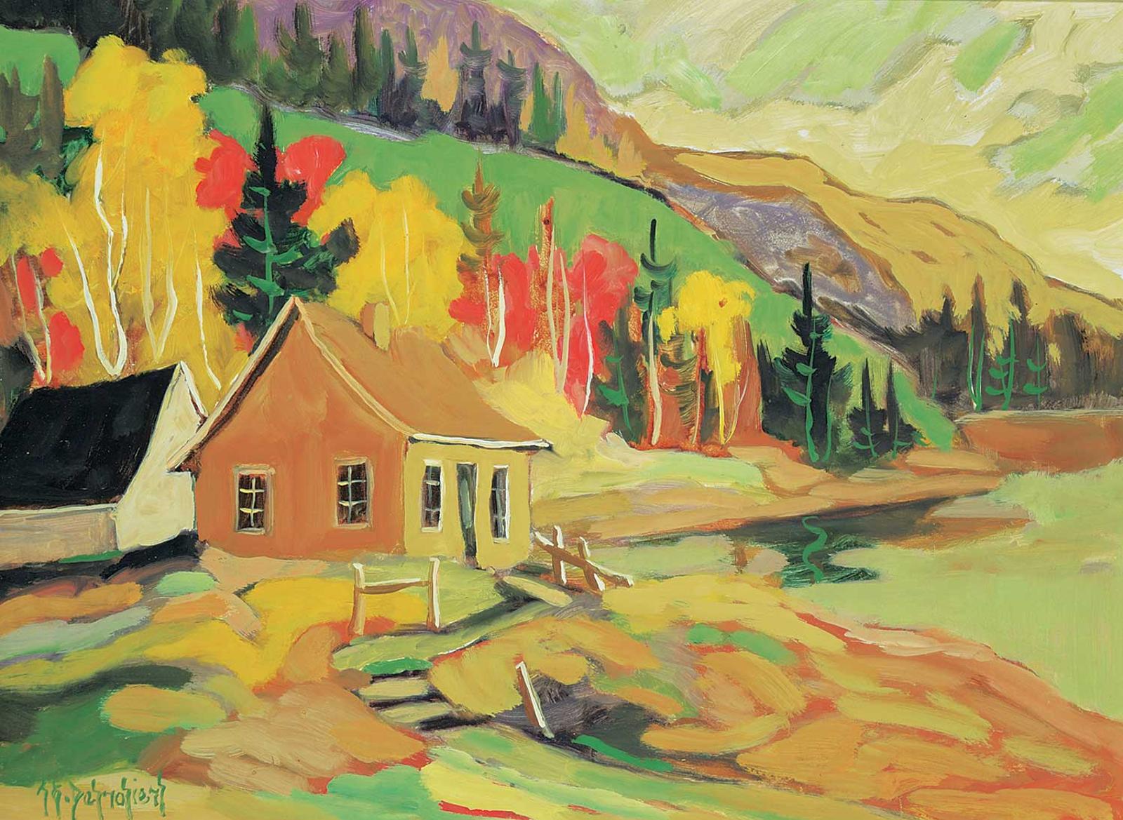 Jean-Guy Desrosiers (1934) - Untitled - Summer Cottage