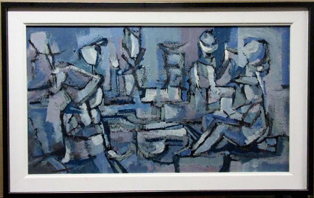 David Guerry Partridge (1919-2006) - Untitled (Group Of Figures)