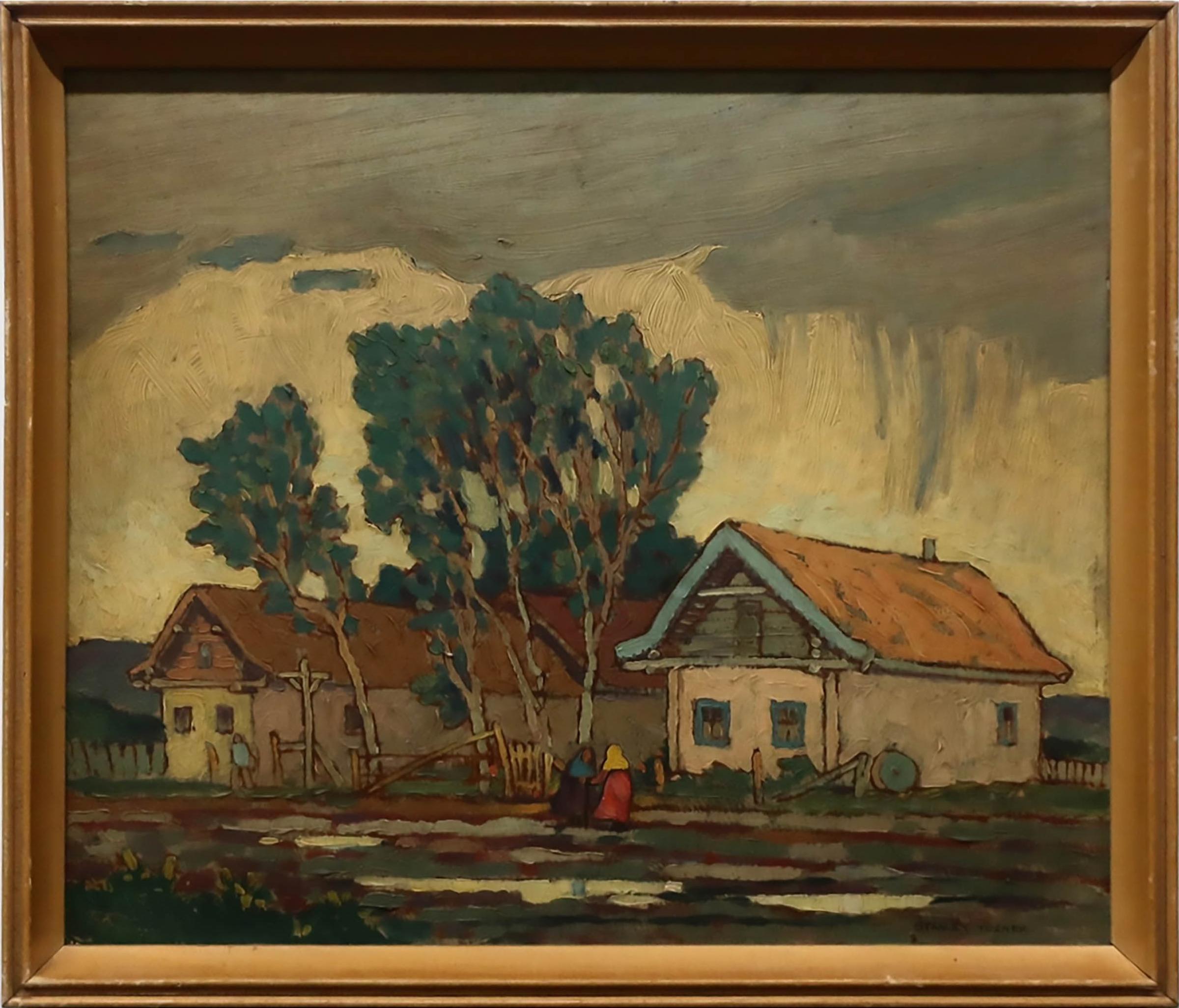 Stanley Francis Turner (1883-1953) - Doukoboor Village, Saskatchewan