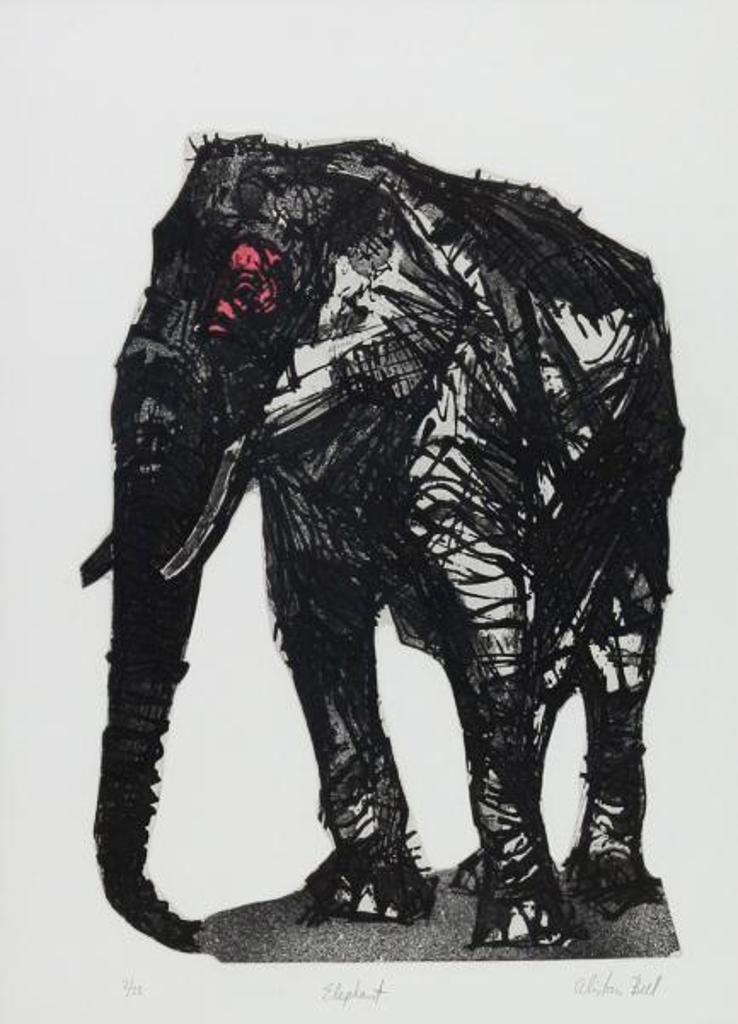 Alistair Macready Bell (1913-1997) - Elephant; 1973
