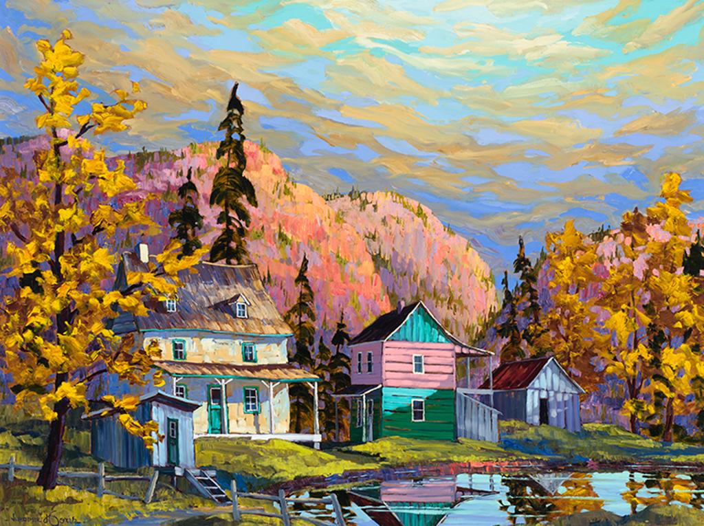 Vladimir Horik (1939) - Le Moulin Bouchard, Vallée du Gouffre, en Charlevoix, Quebec