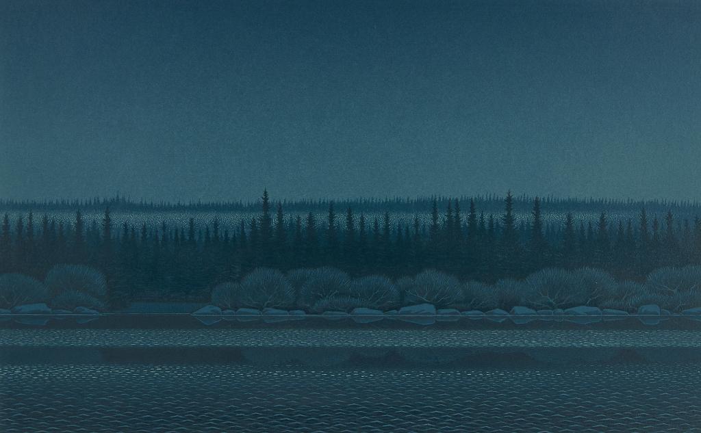Christopher John Pratt (1935-2022) - Night on the River