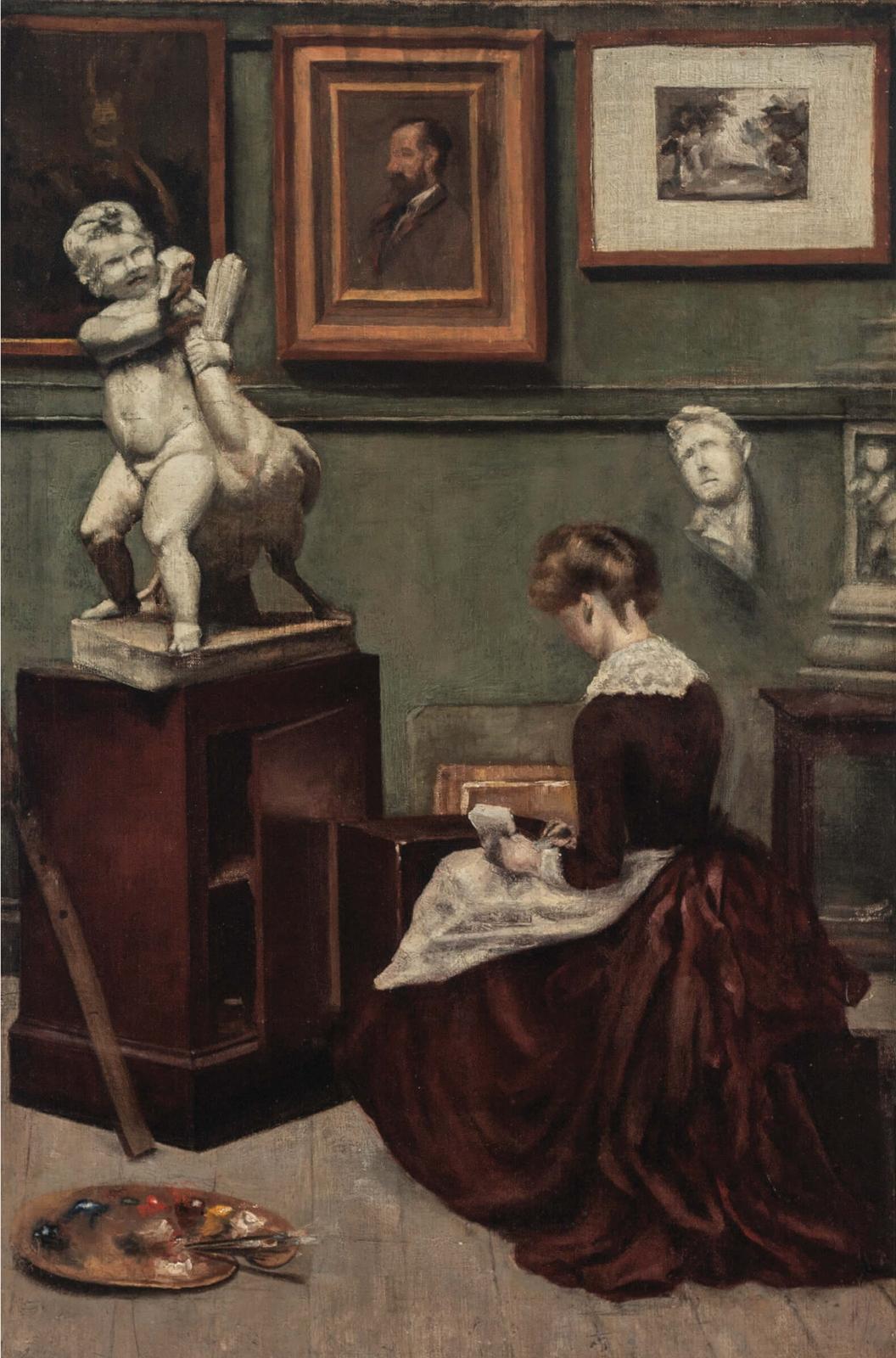 Paul Peel (1860-1892) - In The Studio