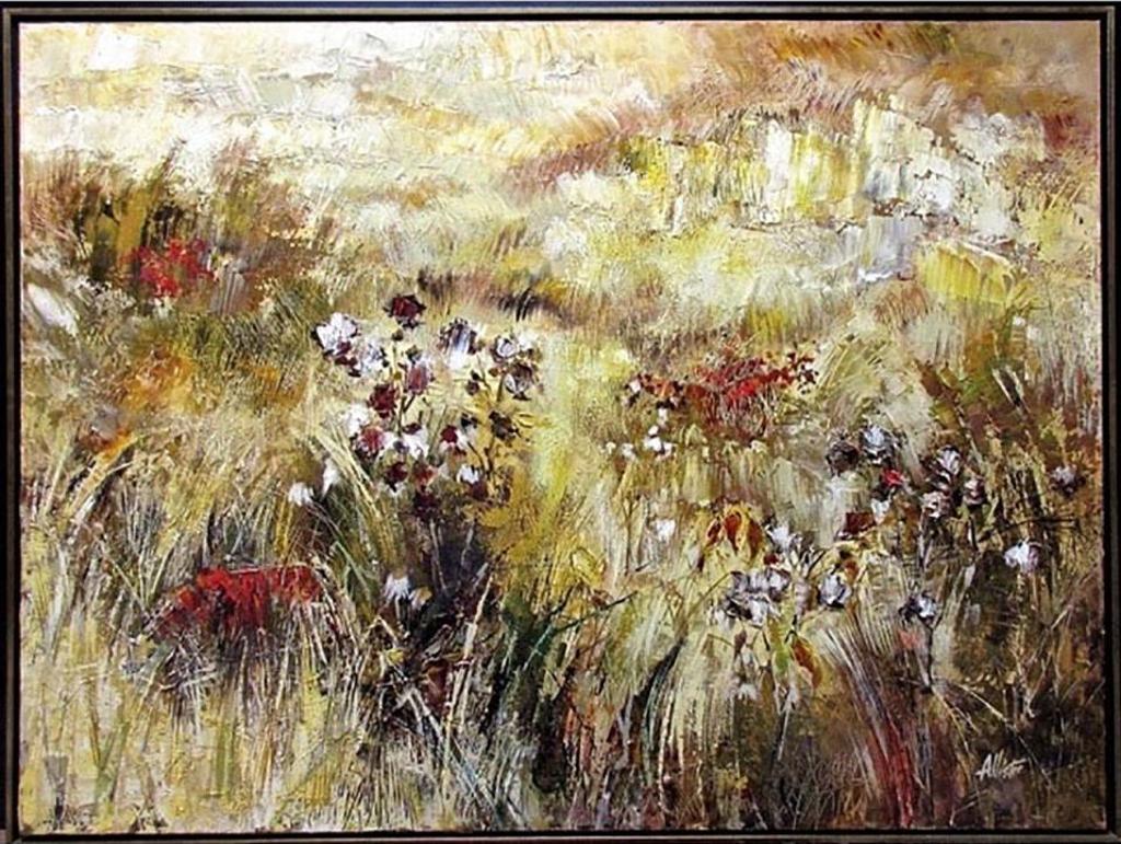 William Allister (1919-2008) - Untitled (Landscape With Flowers)