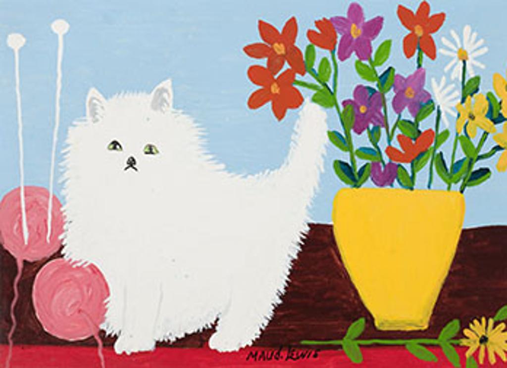Maud Kathleen Lewis (1903-1970) - White Cat