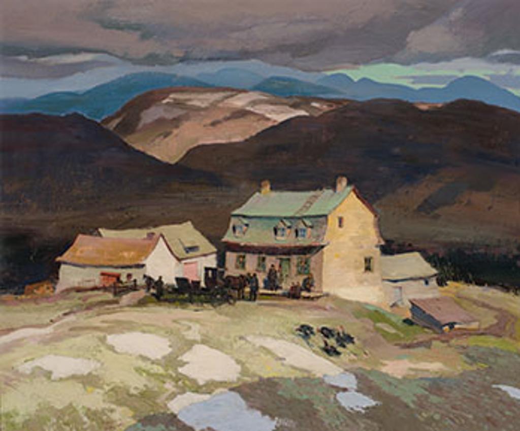 George Franklin Arbuckle (1909-2001) - Sunday Afternoon, Early Spring, Baie St-Paul Country