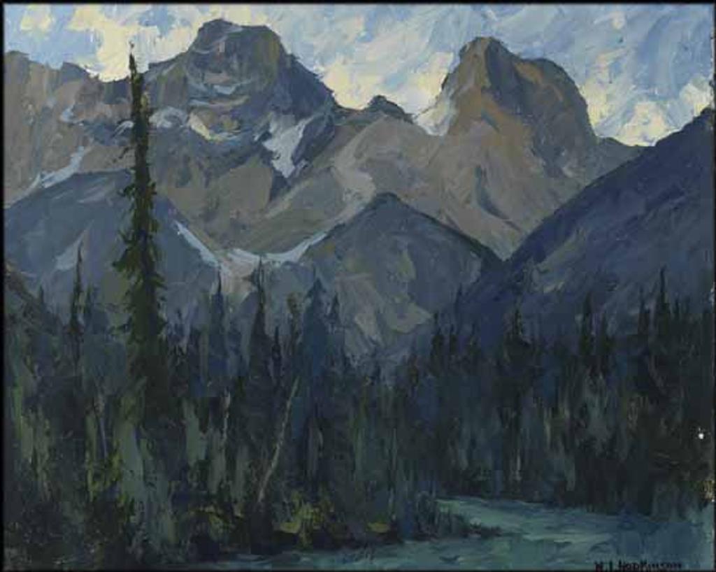 William John Hopkinson (1887-1970) - Bow River, Pidgeon Mountain - Alberta