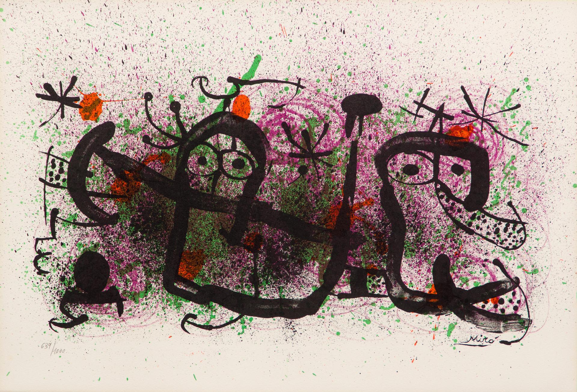 Joan Miró (1893-1983) - Ma de proverbis, 1970