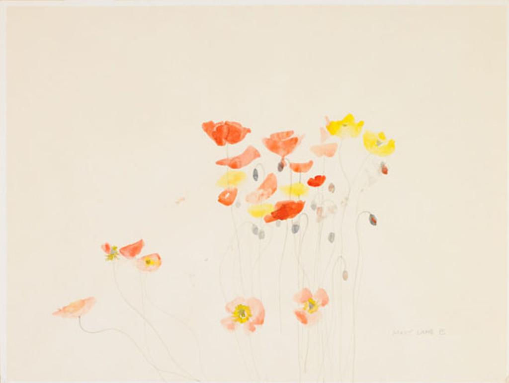 Molly Joan Lamb Bobak (1922-2014) - Poppies (2)