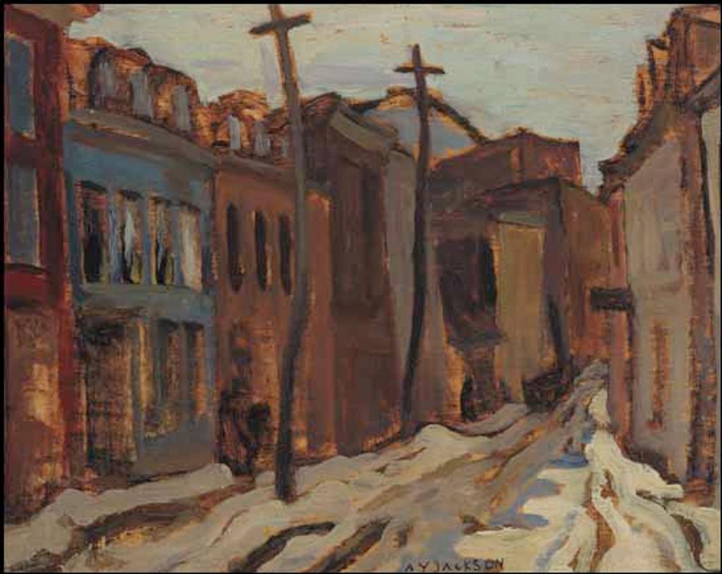Alexander Young (A. Y.) Jackson (1882-1974) - Street in Quebec City