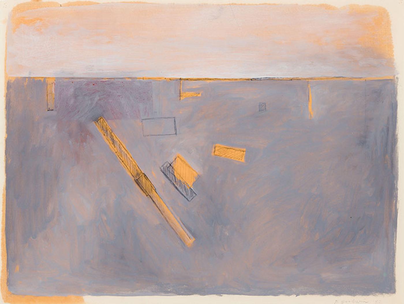 Betty Roodish Goodwin (1923-2008) - Untitled (Sketch for an Installation)