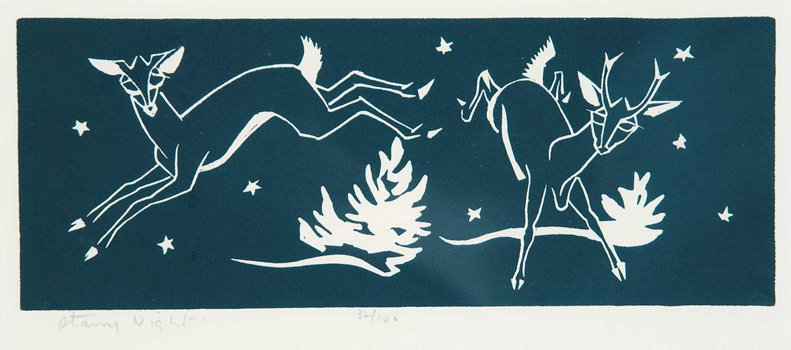 Illingworth Holey (Buck) Kerr (1905-1989) - Starry Night  #32/100