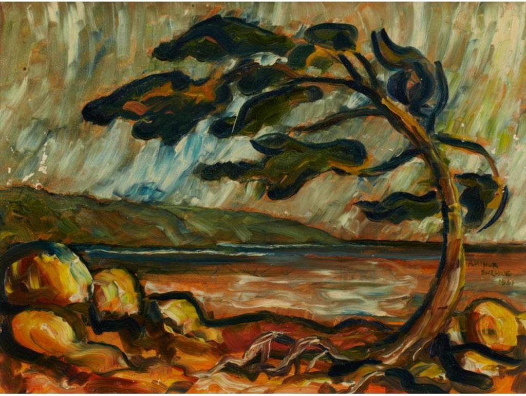 Arthur Shilling (1941-1986) - Windswept Tree