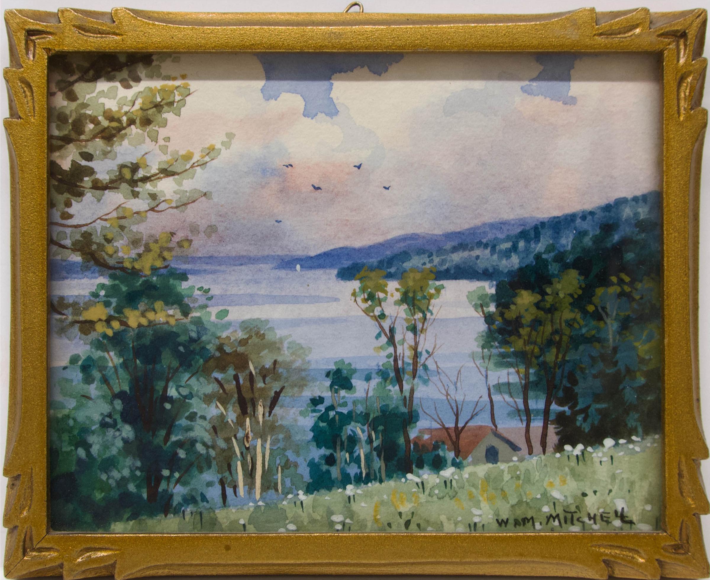 Willard Morse Mitchell (1879-1955) - A View Of Beautiful Lake Massawippi, North Hatley, P.Q.