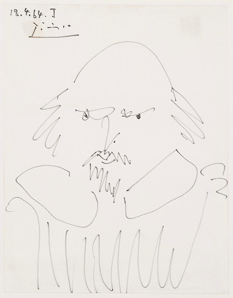 Pablo Ruiz Picasso (1881-1973) - Portrait of William Shakespeare