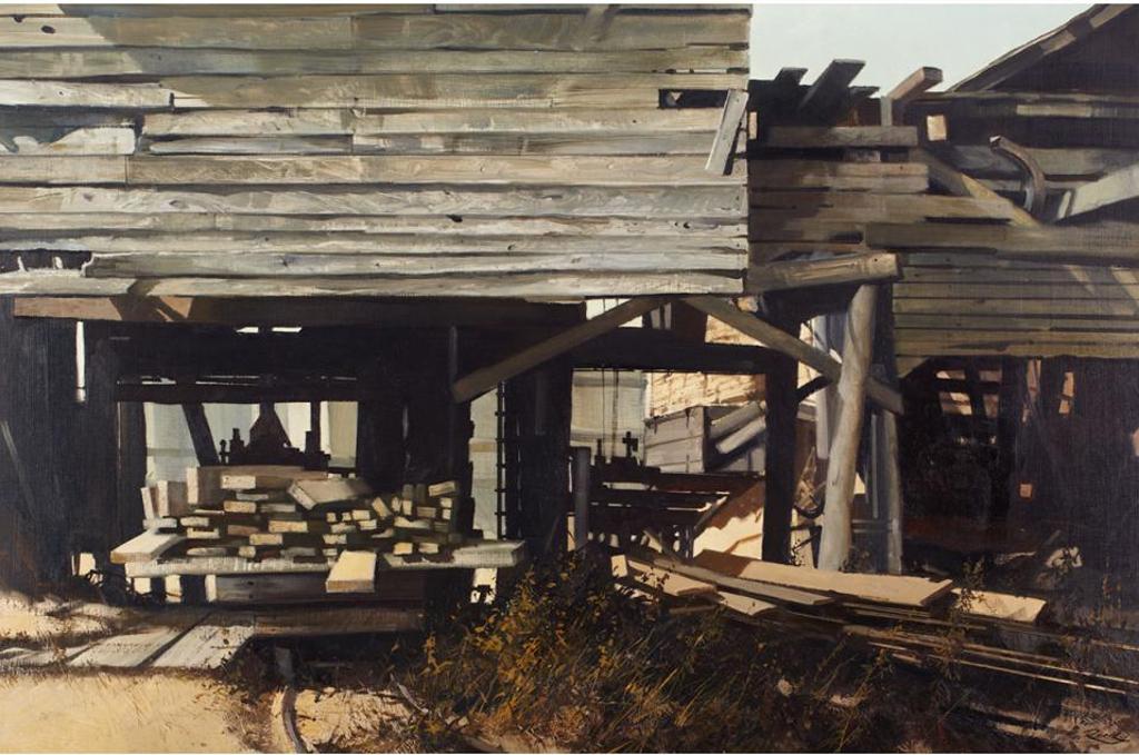 Geoffrey Allan Rock (1923-2000) - Hookens Mill, Manitoulin