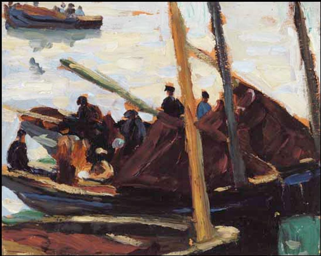 Randolph Stanley Hewton (1888-1960) - Venetian Boats