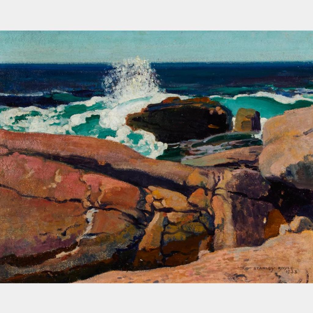Stanley Royle (1888-1961) - The Breaking Wave - Prospect, Nova Scotia
