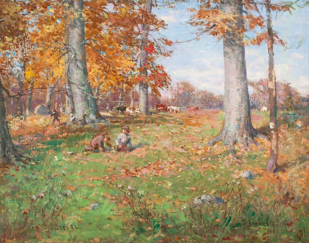 Peleg Franklin Frank Brownell (1857-1946) - Playtime, Gatineau Hill