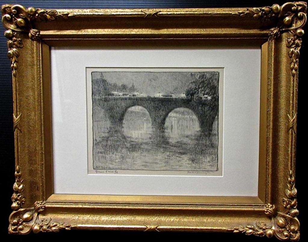 Franklin Milton Armington (1876-1941) - Pont Royale, Paris (Le Soir)
