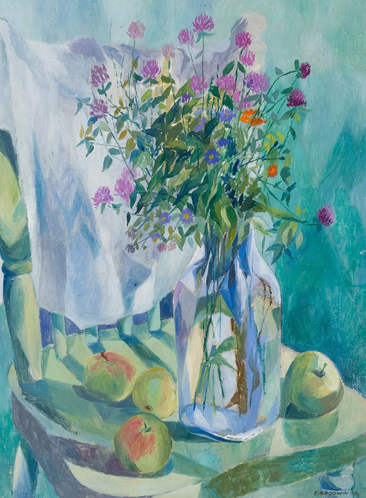 Betty Roodish Goodwin (1923-2008) - Still Life with Flowers and Apples