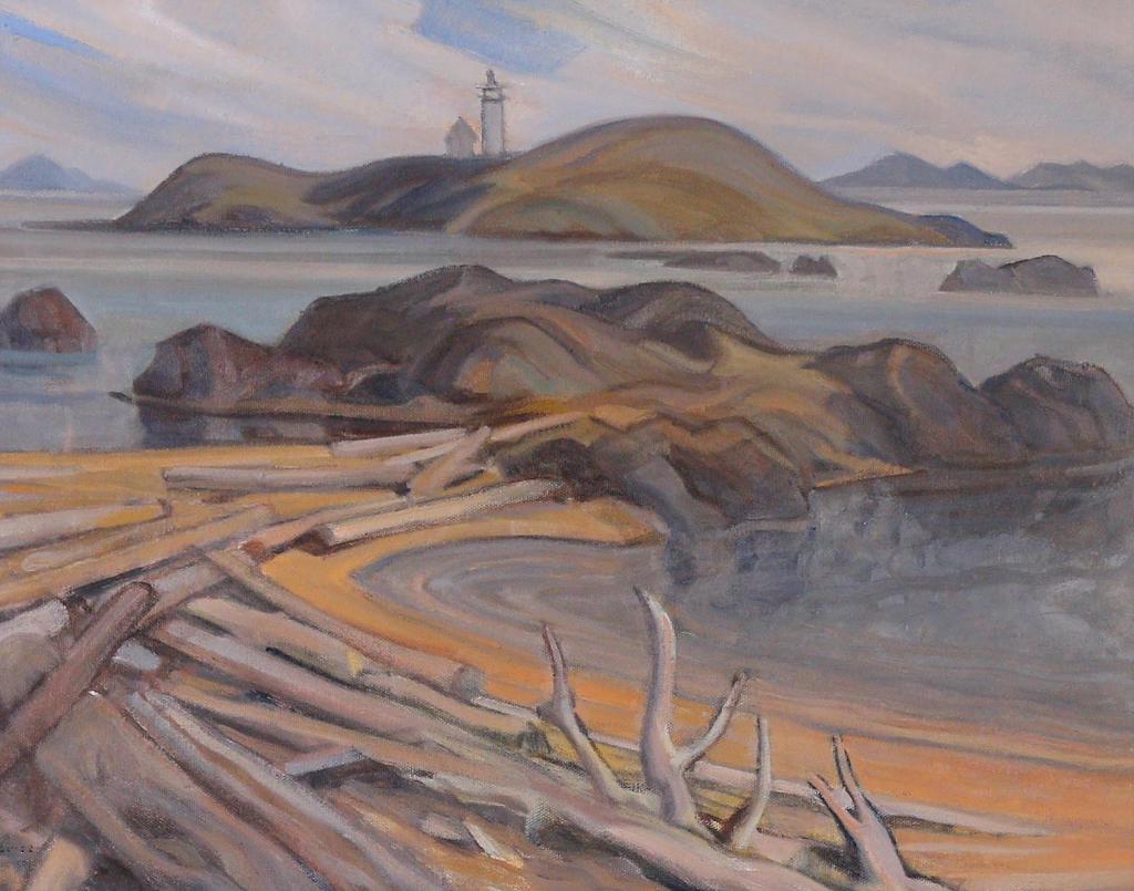 Henry George Glyde (1906-1998) - View From Pender Island; 1991