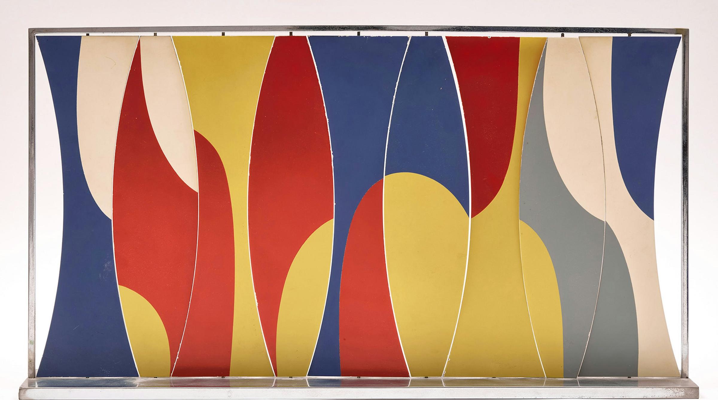 Herbert Bayer (1900-1985) - Perforated Space Divider Screen Maquette