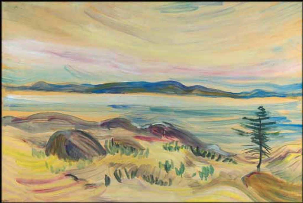 Emily Carr (1871-1945) - The Strait and Blue Mountains