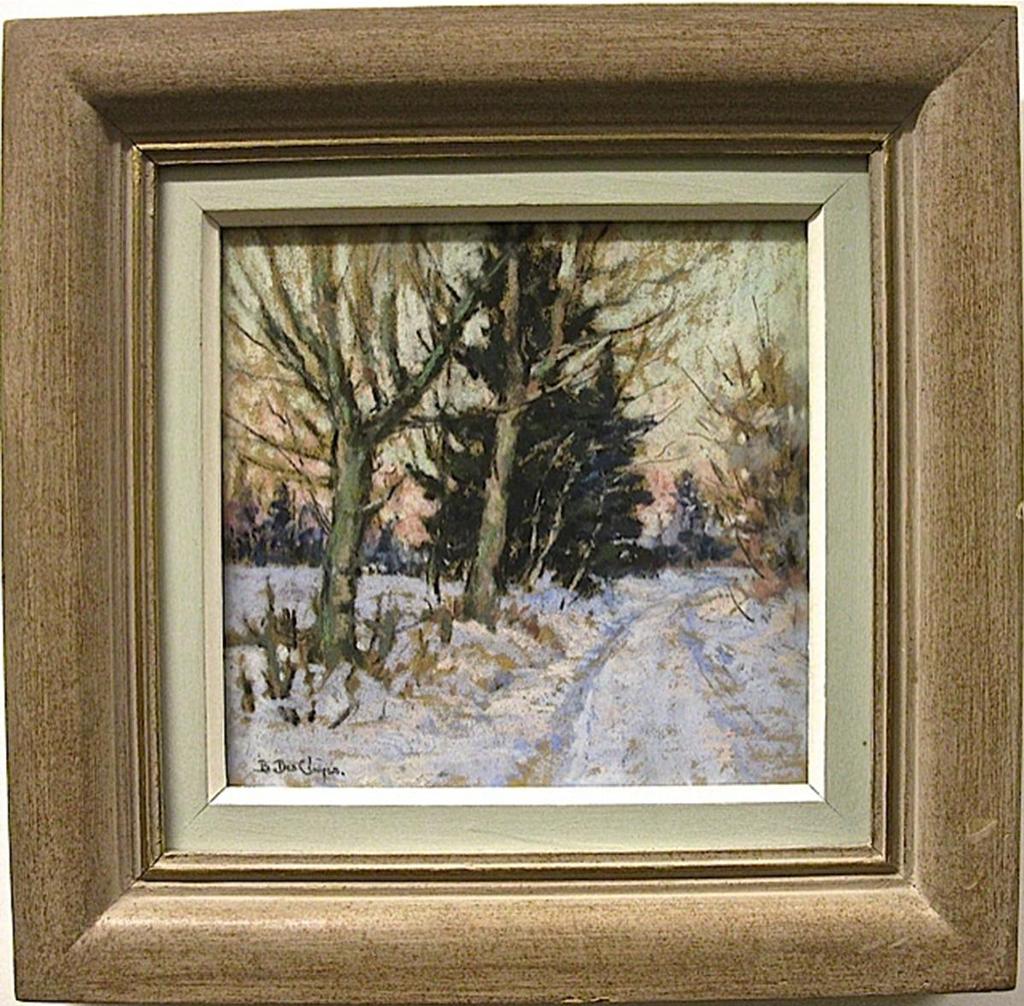Berthe Des Clayes (1877-1968) - Winding Road - Winter