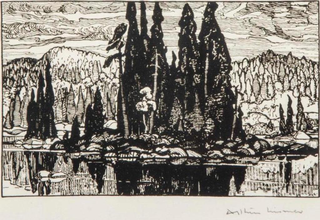 Arthur Lismer (1885-1969) - Isle of Spruce