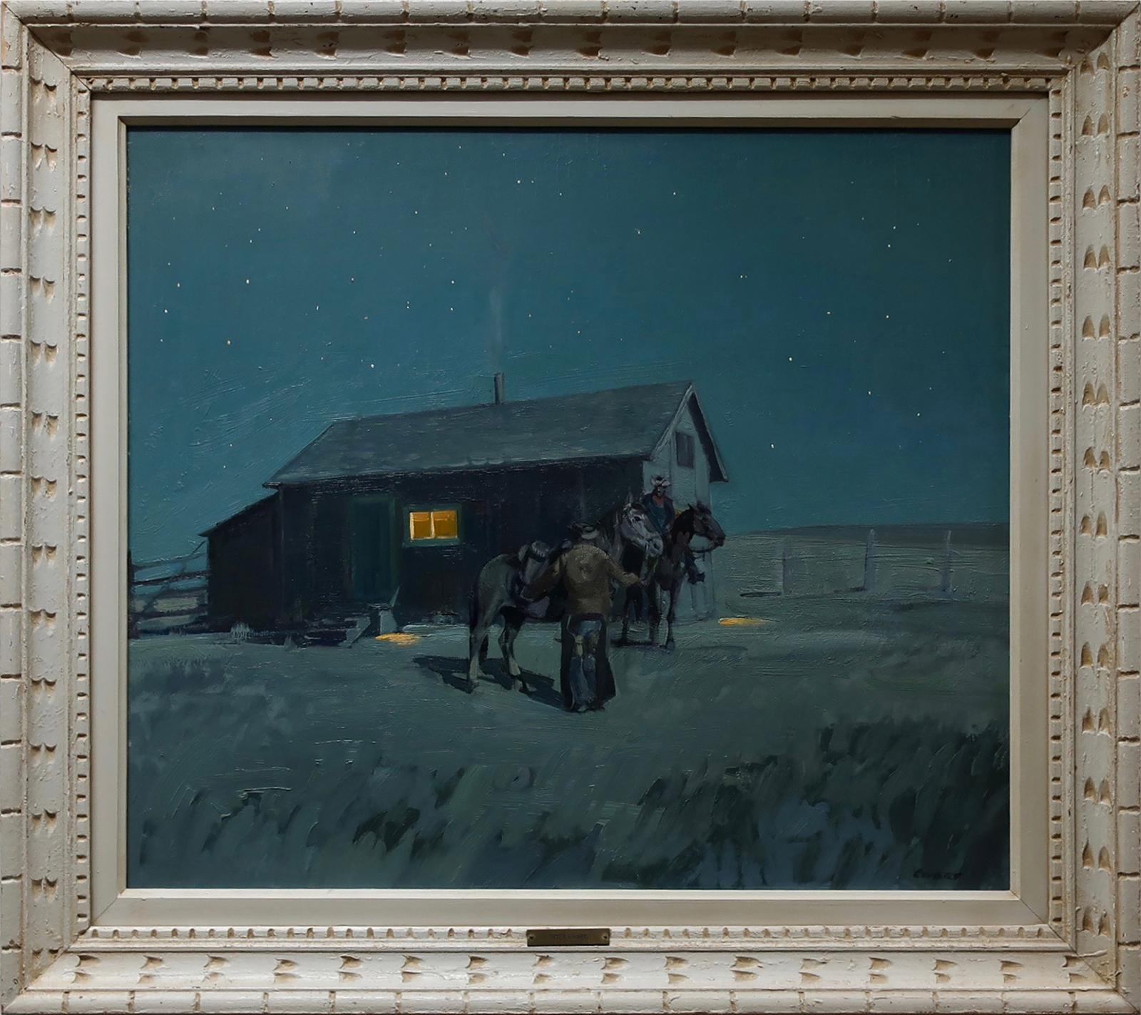 Peter Maxwell Ewart (1918-2001) - Moonlight At Cow Camp
