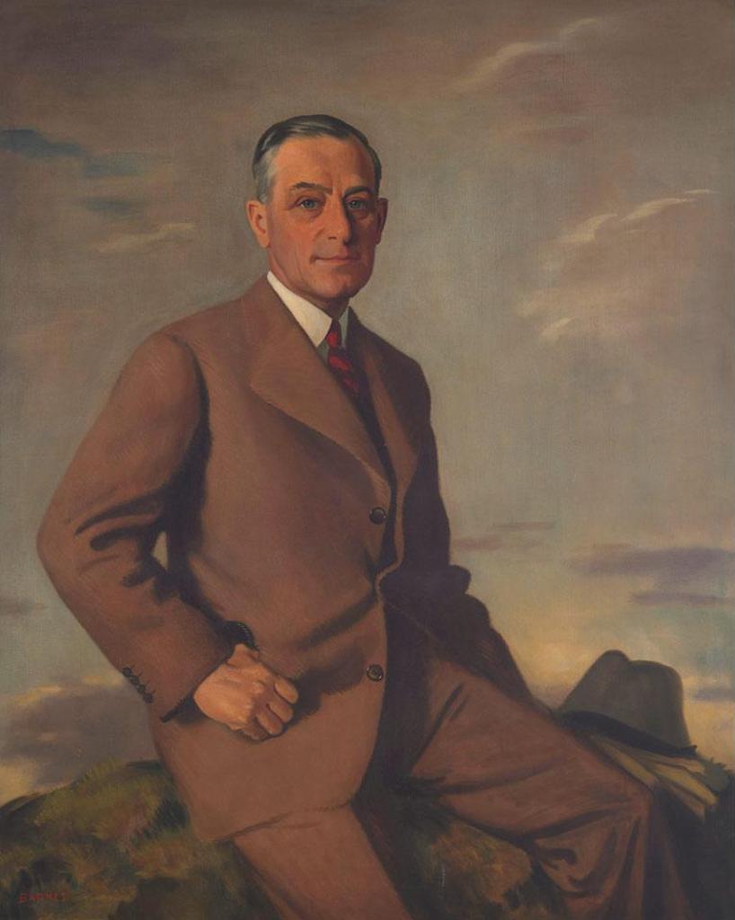 Archibald George Barnes (1887-1972) - Portrait Of Warren K. Cook