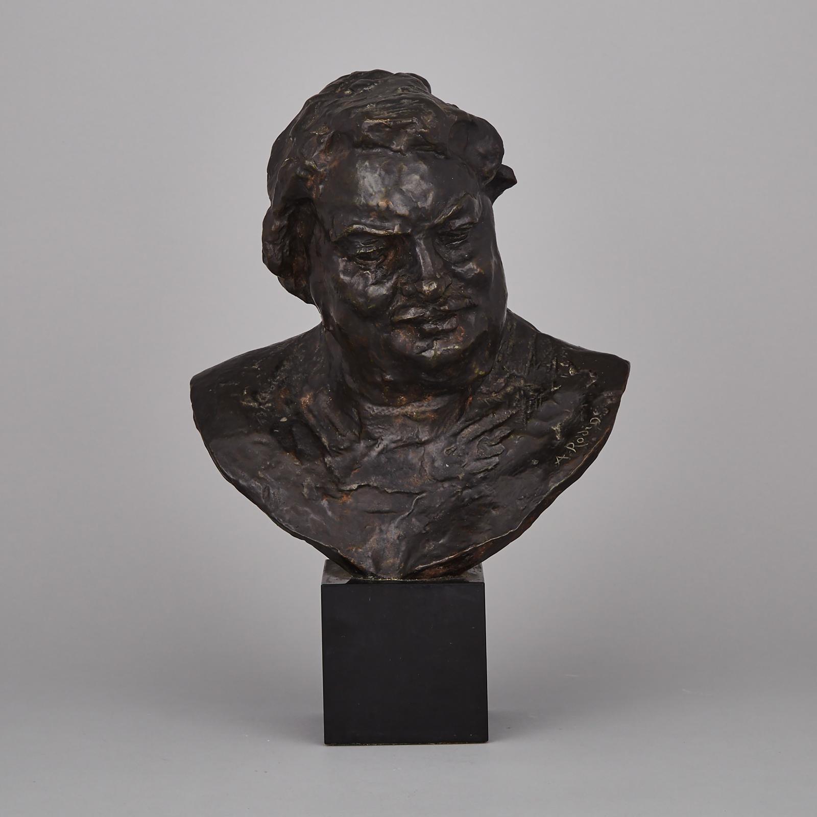 Auguste Rodin (1840-1917) - Buste De Balzac, Cast In 1965