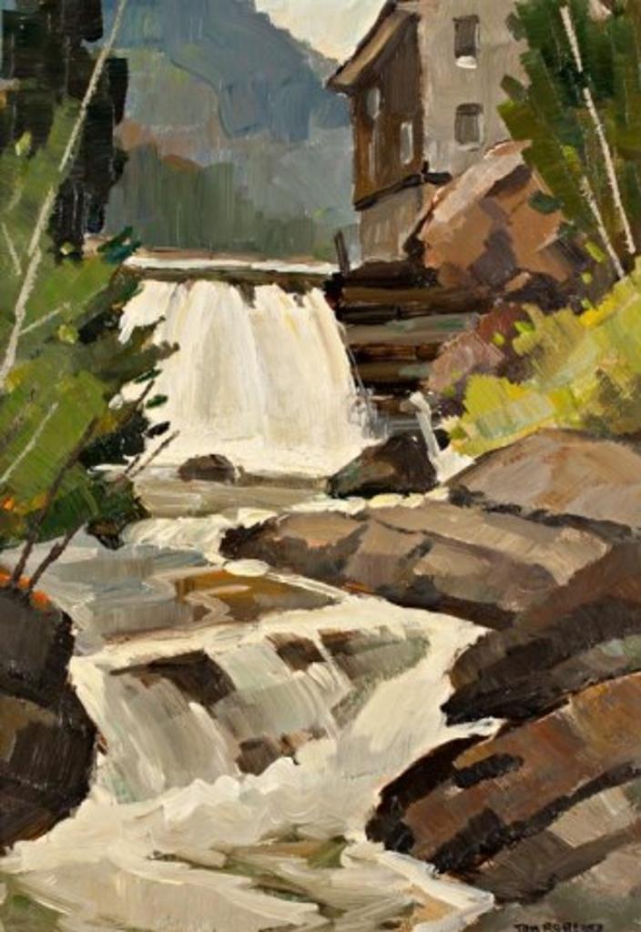 Thomas Keith (Tom) Roberts (1909-1998) - Falls at Clermont, Malbaie, Quebec