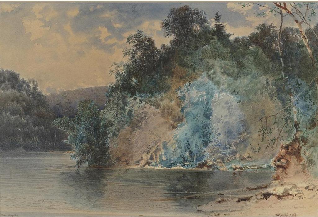 Otto Rheinhold Jacobi (1812-1901) - Shoreline Landscape