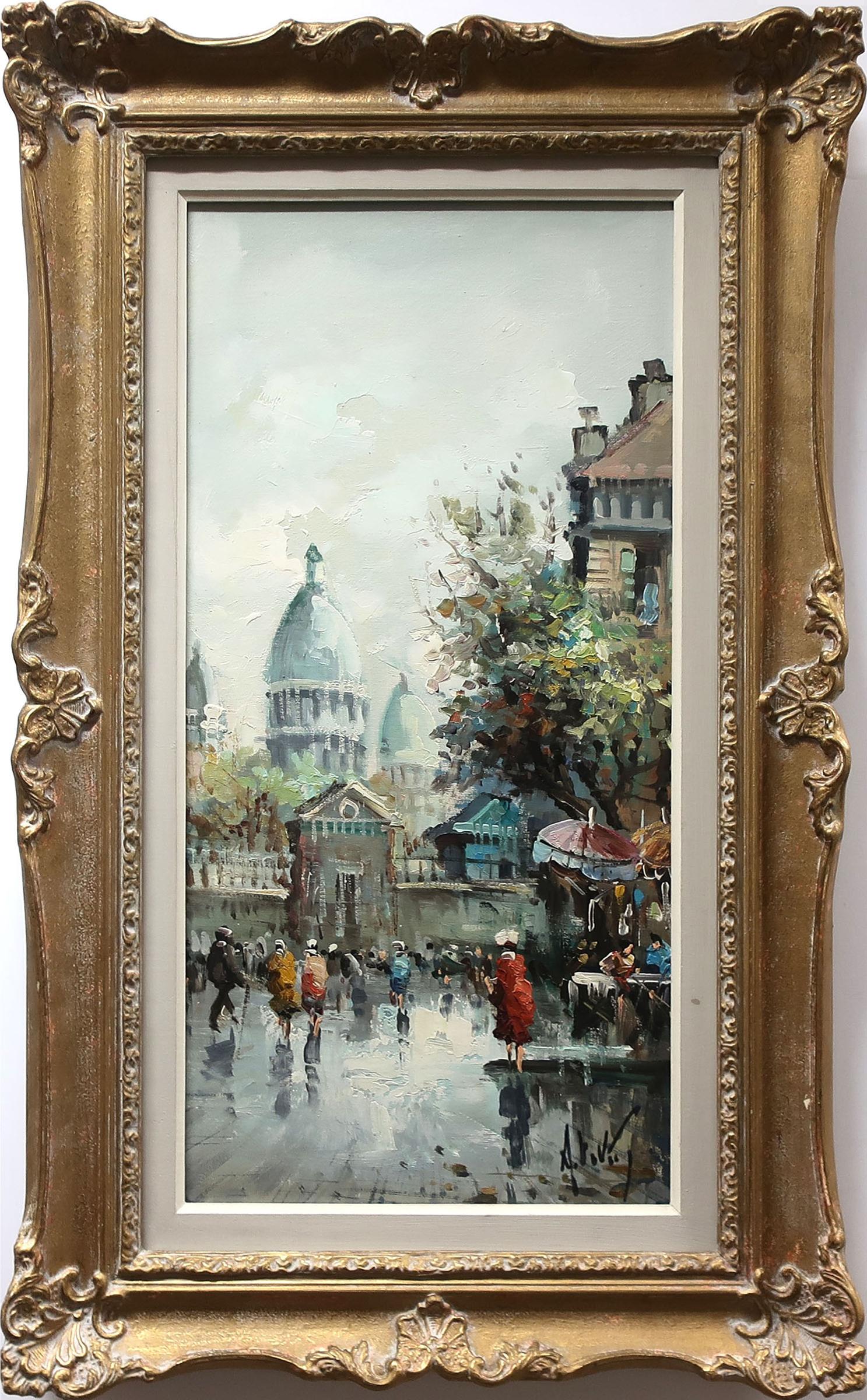 Antonio de Vity - Paris Street Scene