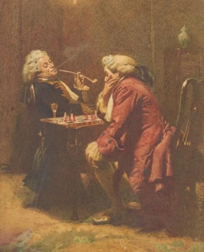 Ernest Meissonier (1815-1891) - Chess Players
