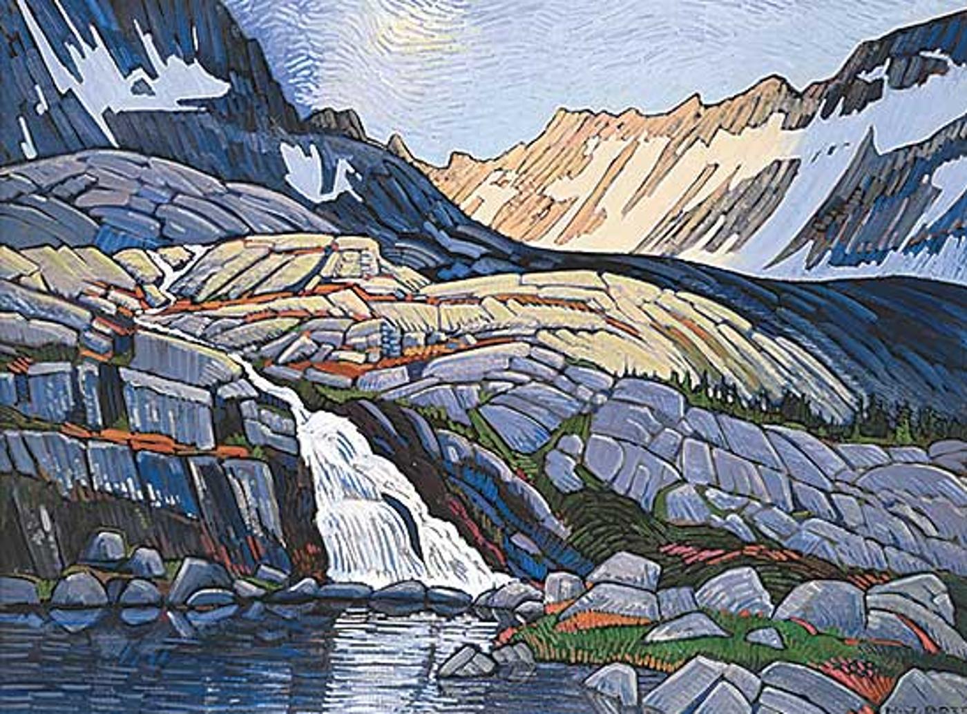 Nicholas Johannes Bott (1941-2021) - Spring Run Off, Cronin Mountains