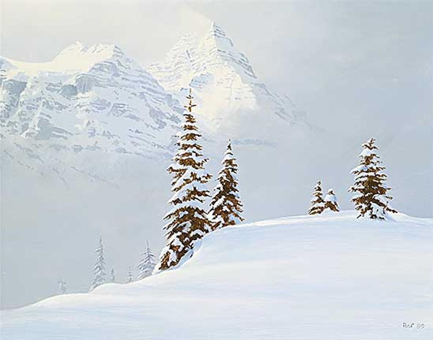 Ted Raftery (1938) - A Break in the Storm - Mt. Assiniboine