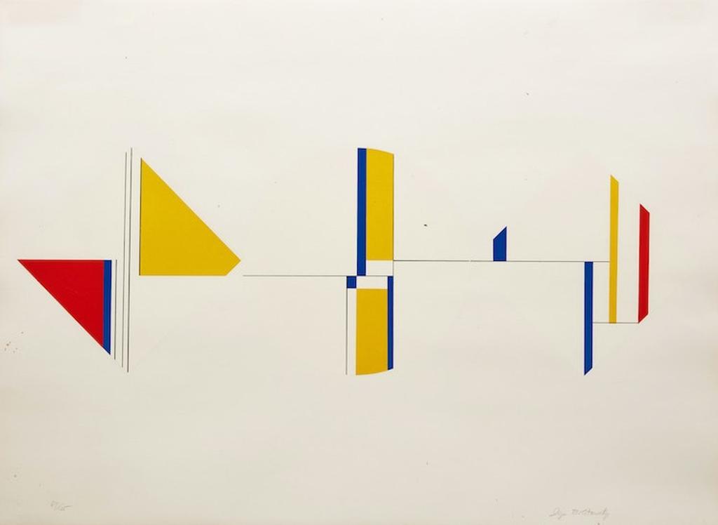 Ilya Bolotowsky (1907-1981) - Untitled (Yellow, Blue, Red)