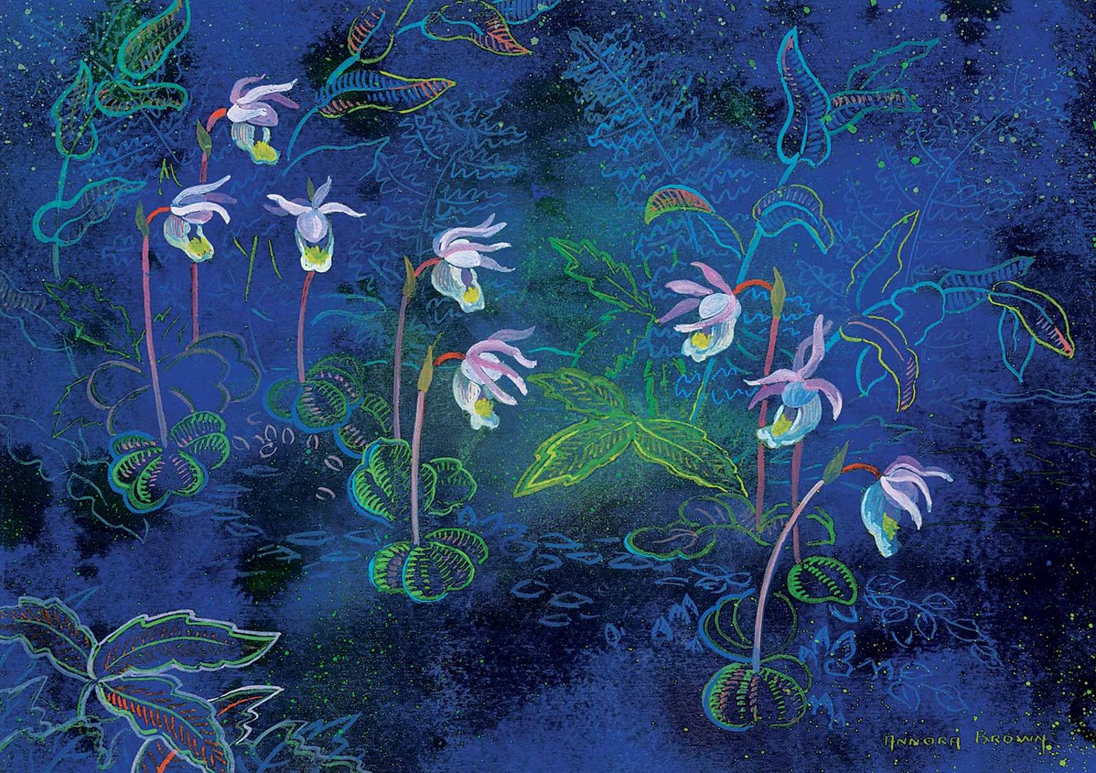 Annora Brown (1899-1987) - Untitled - Floral Fantasy