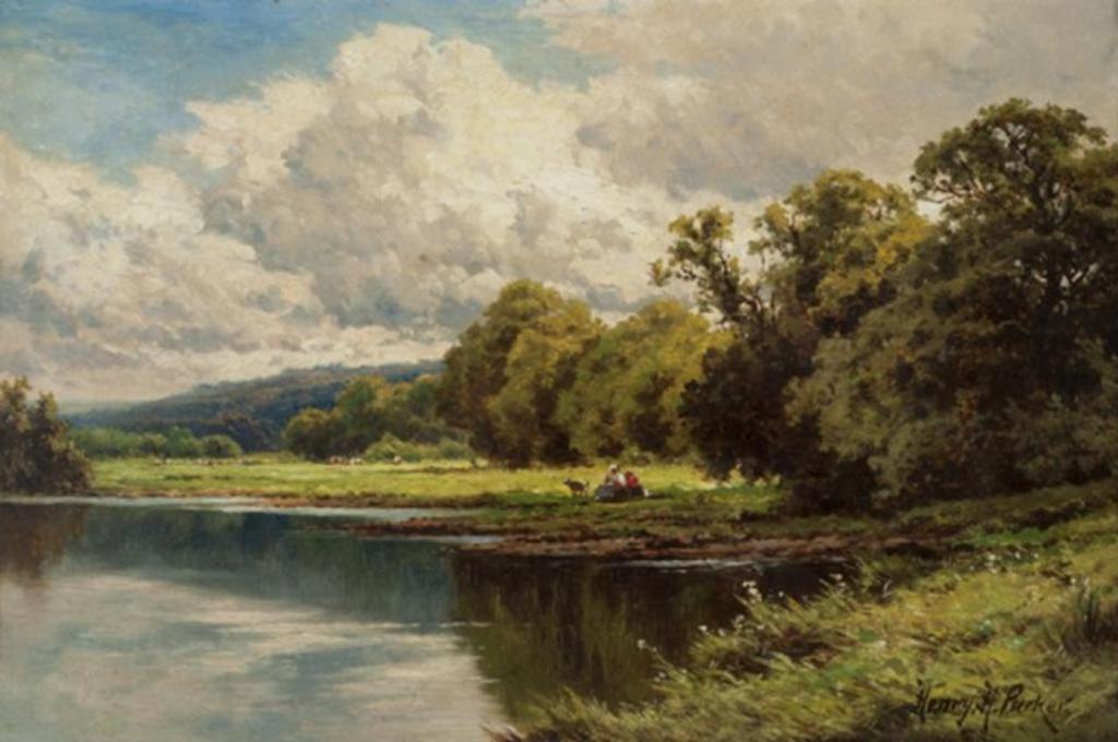 Henry H. Parker (1858-1930) - Oil on canvas, signed; titled on reverse