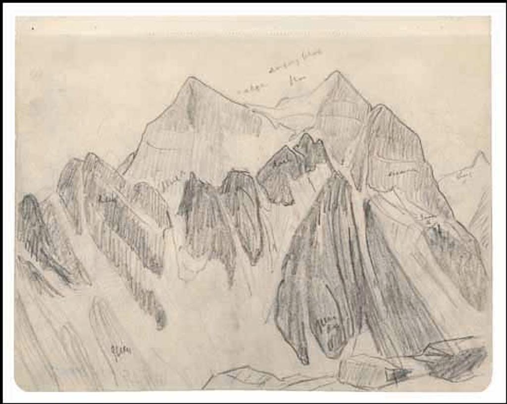 Lawren Stewart Harris (1885-1970) - Rocky Mountain Drawing: Book 9 - 5