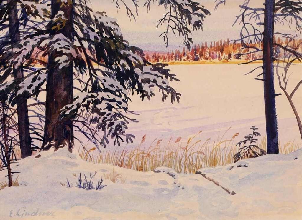 Ernest Friedrich Lindner (1897-1988) - Winter Afternoon